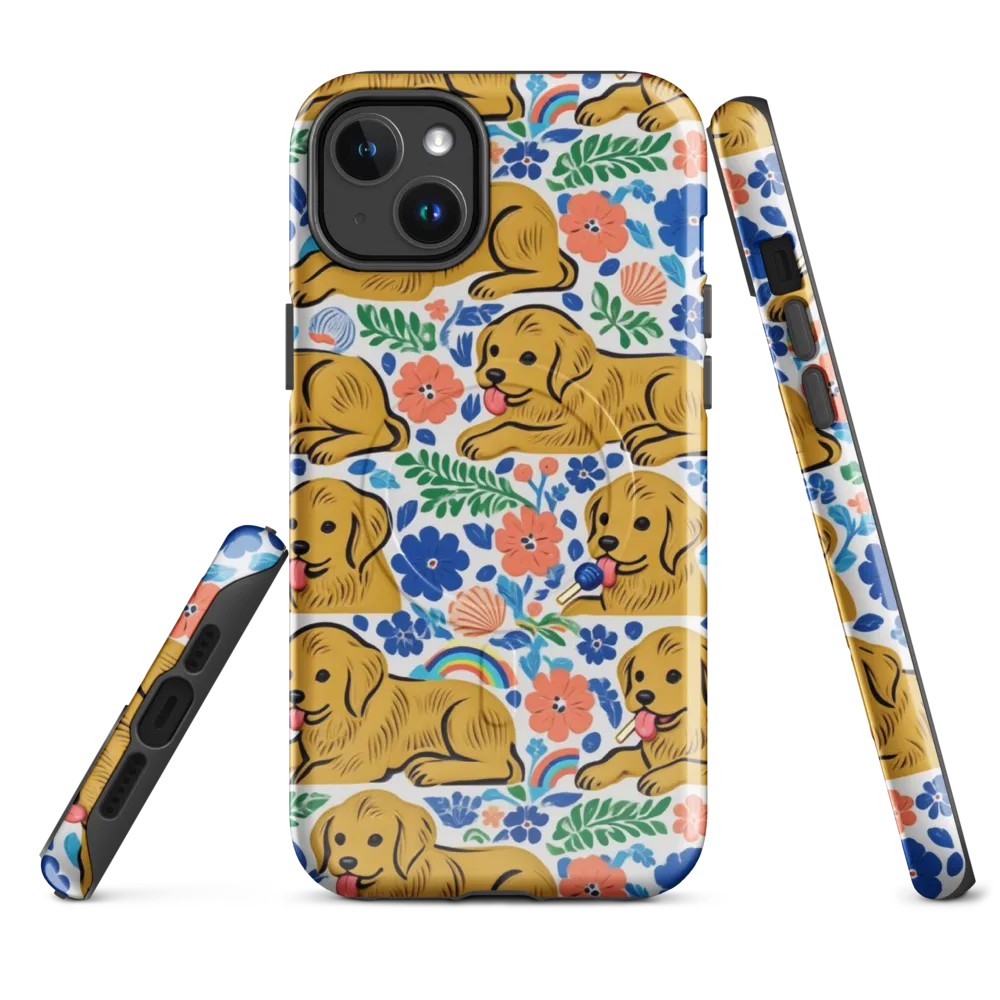 Golden Hour Hounds on MagSafe Tough Case for iPhone® — Front