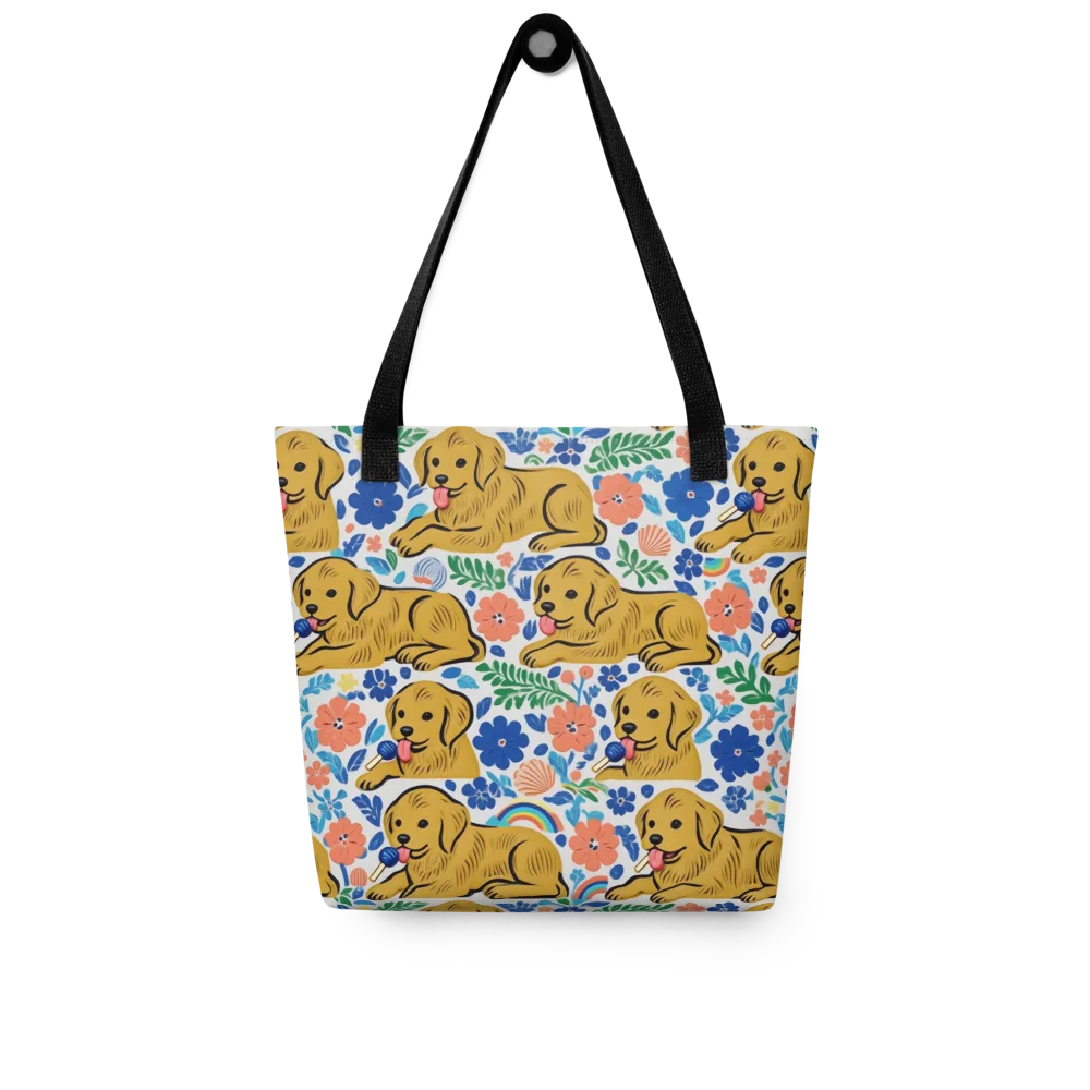Golden Hour Hounds on Tote Bag — Front