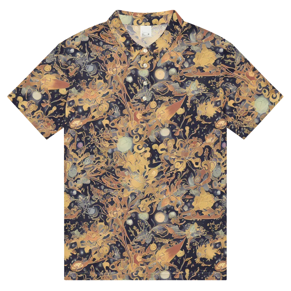 Kessel's Dream on Men's Slim Fit Polo Shirt — Front