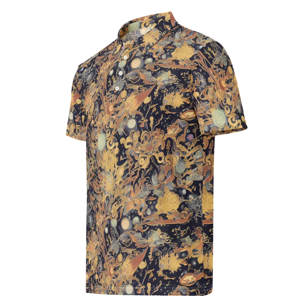 Kessel's Dream on Men's Slim Fit Polo Shirt — Left Front