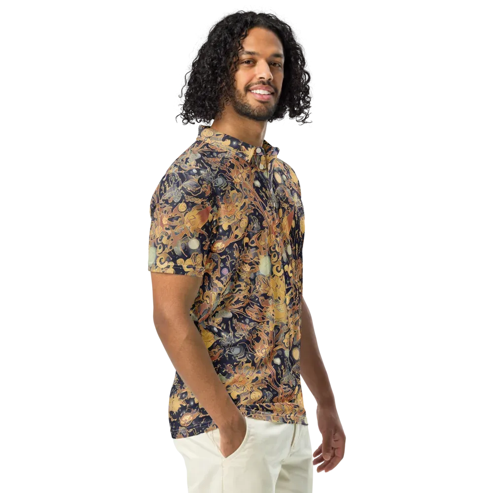Kessel's Dream on Men's Slim Fit Polo Shirt — Right Front