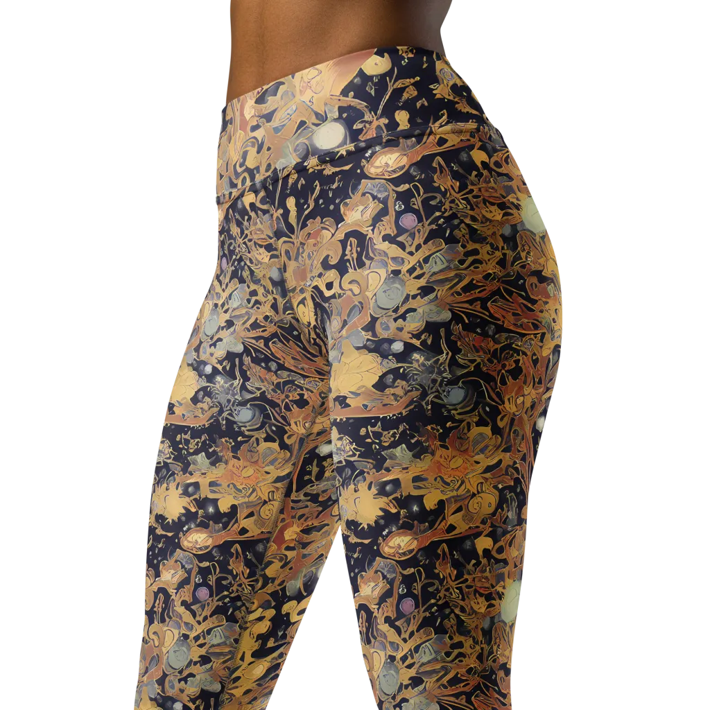 Kessel's Dream on Yoga Leggings — Left Front