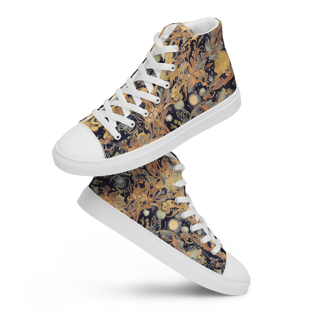 Kessel's Dream on Men's High Top Canvas Shoes — Front