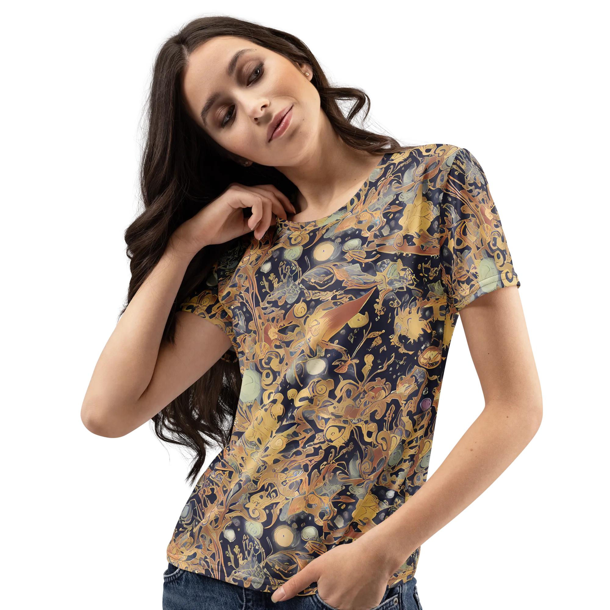 Kessel's Dream on Women's Crew Neck T-Shirt — Left Front