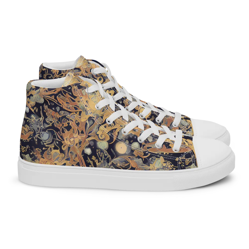 Kessel's Dream on Women's High Top Canvas Shoes — Right
