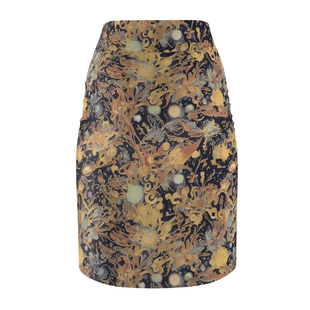 Kessel's Dream on Pencil Skirt — Back