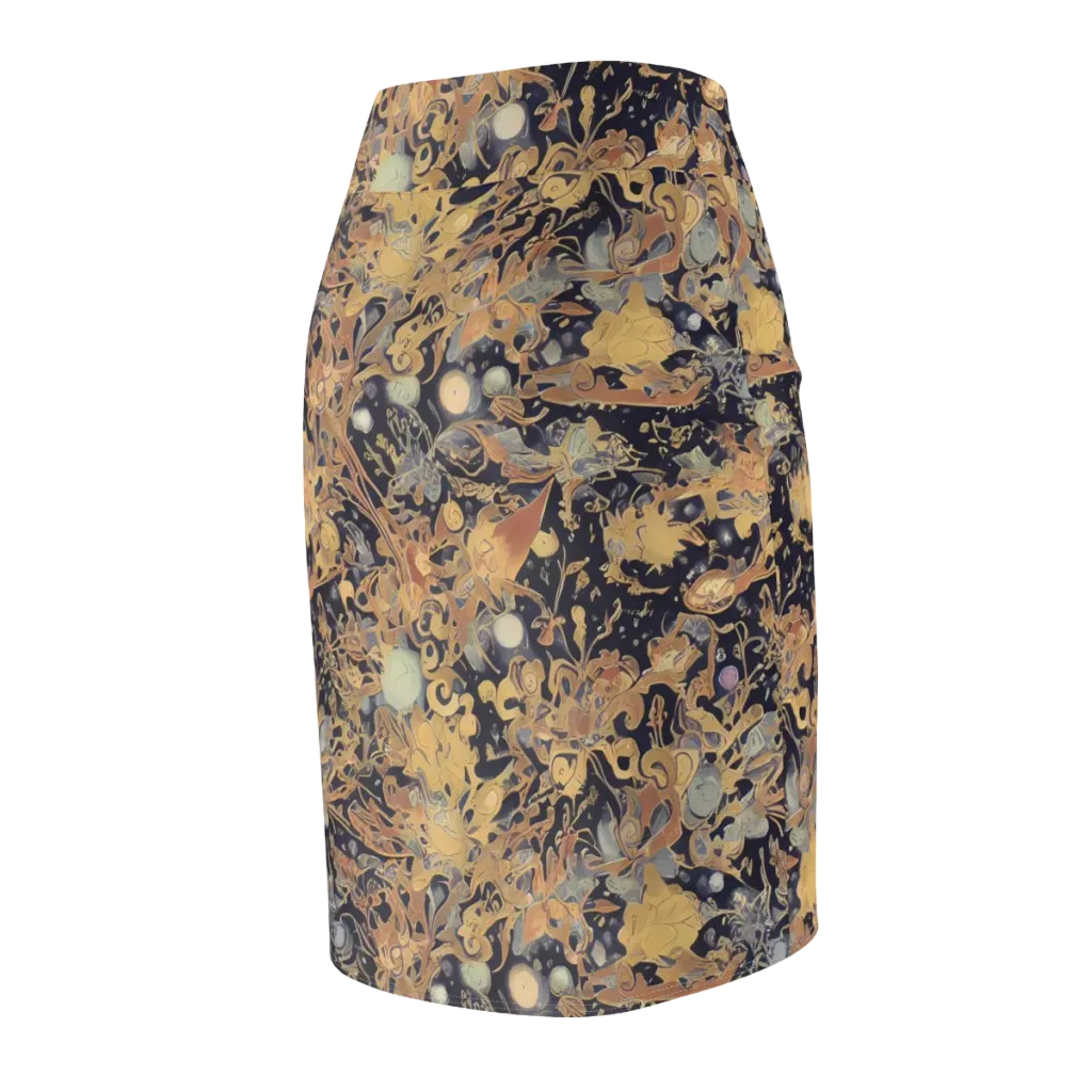 Kessel's Dream on Pencil Skirt — Back Side