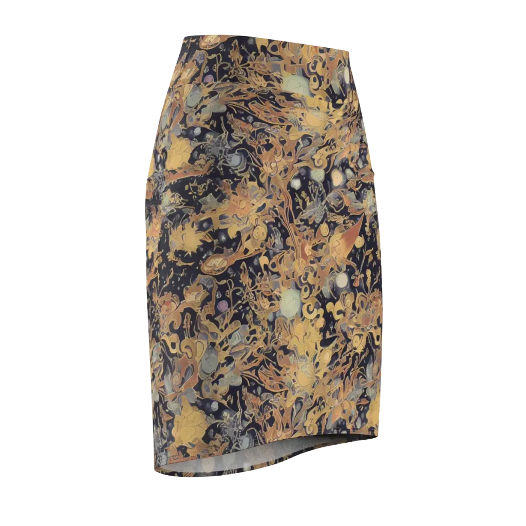 Kessel's Dream on Pencil Skirt — Front Side