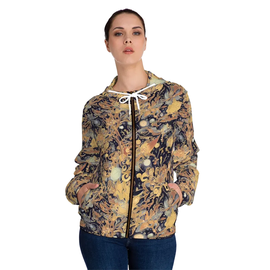 Kessel's Dream on Women's Full-Zip Hoodie — Front On Person