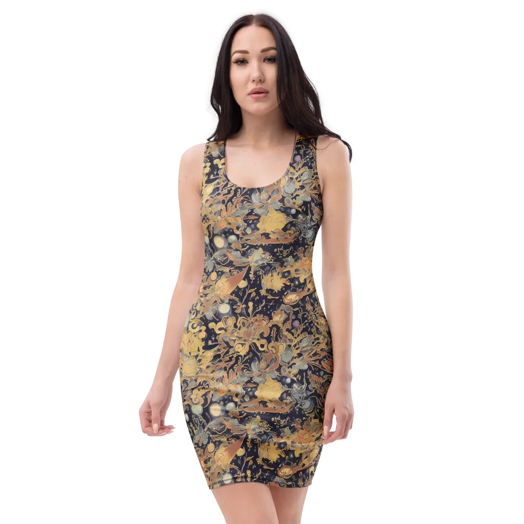 Kessel's Dream on Bodycon Dress — Front