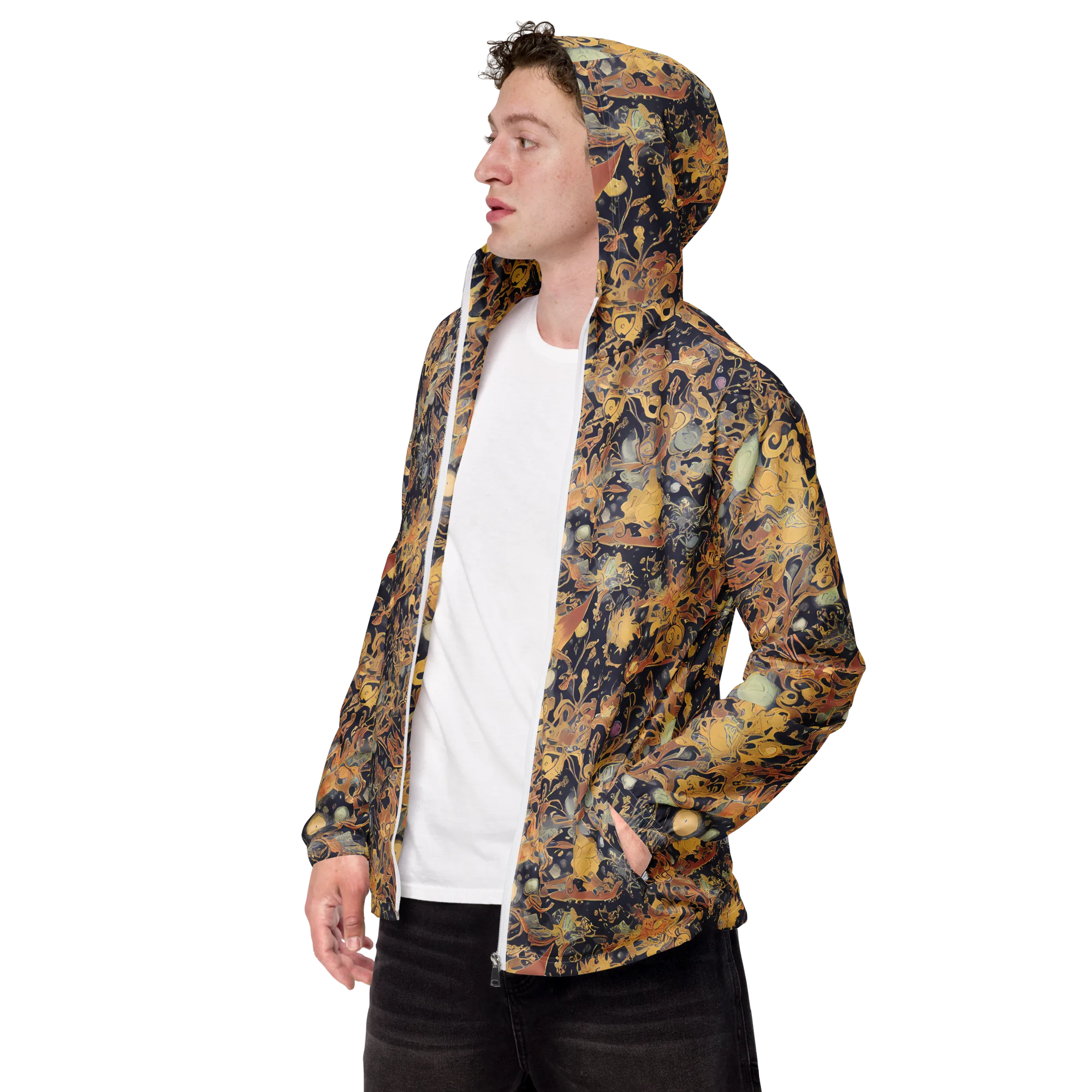 Kessel's Dream on Men's Windbreaker — Left Front