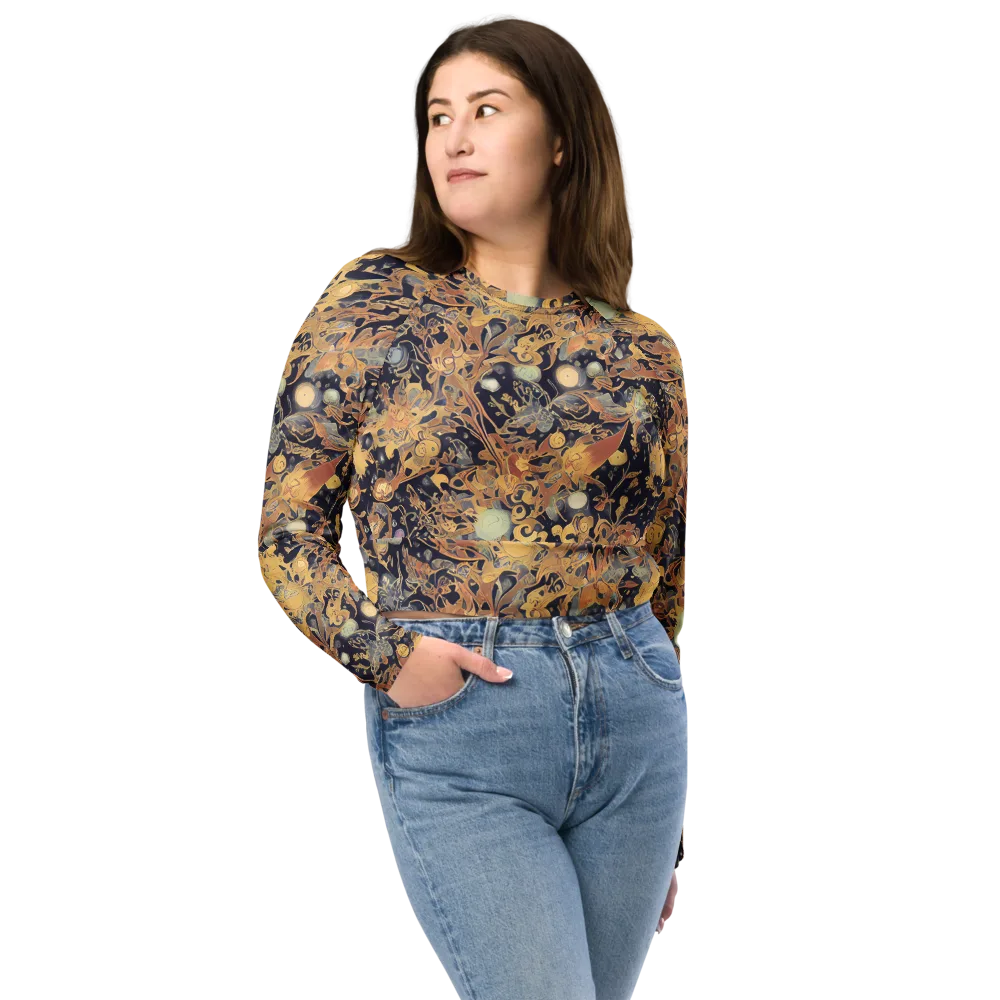 Kessel's Dream on Long Sleeve Crop Top — Front