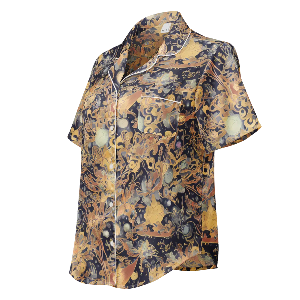 Kessel's Dream on Women's Short Sleeve Pajama Top — Left Front