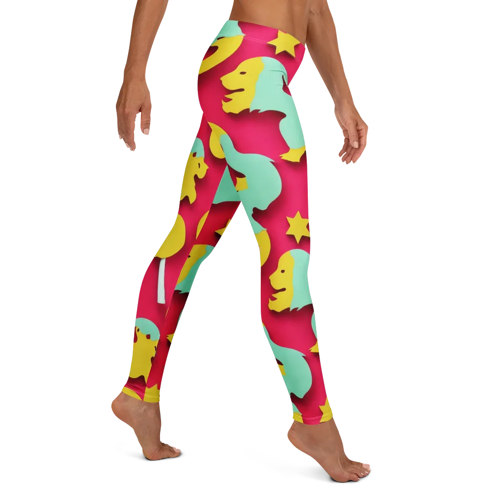 Candy Critter Parade on Leggings — Right