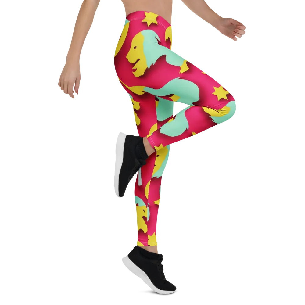 Candy Critter Parade on Leggings — Right