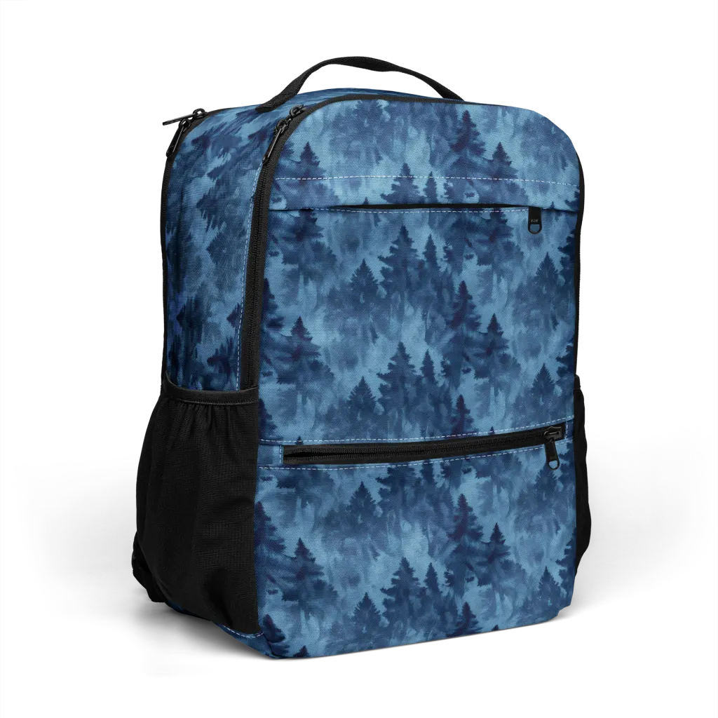 Midnight Pine on Utility Backpack — Right Front