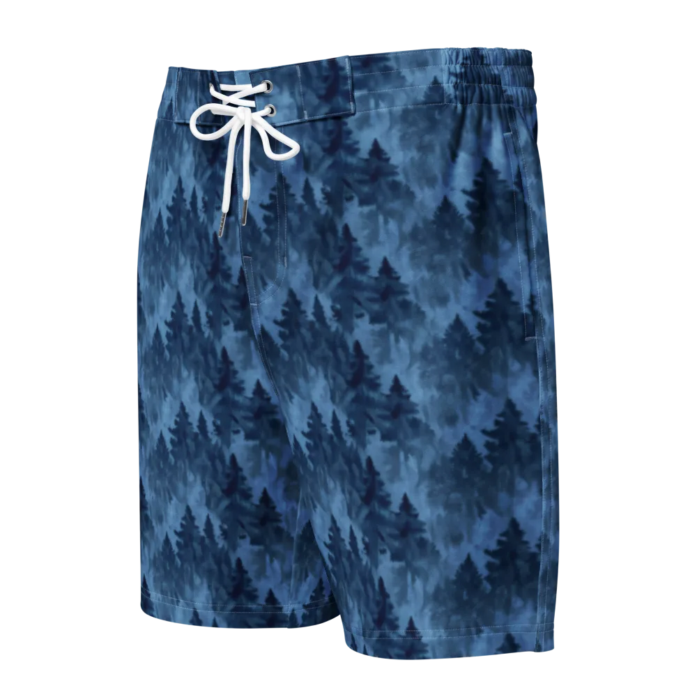 Midnight Pine on Men's Board Shorts — Front