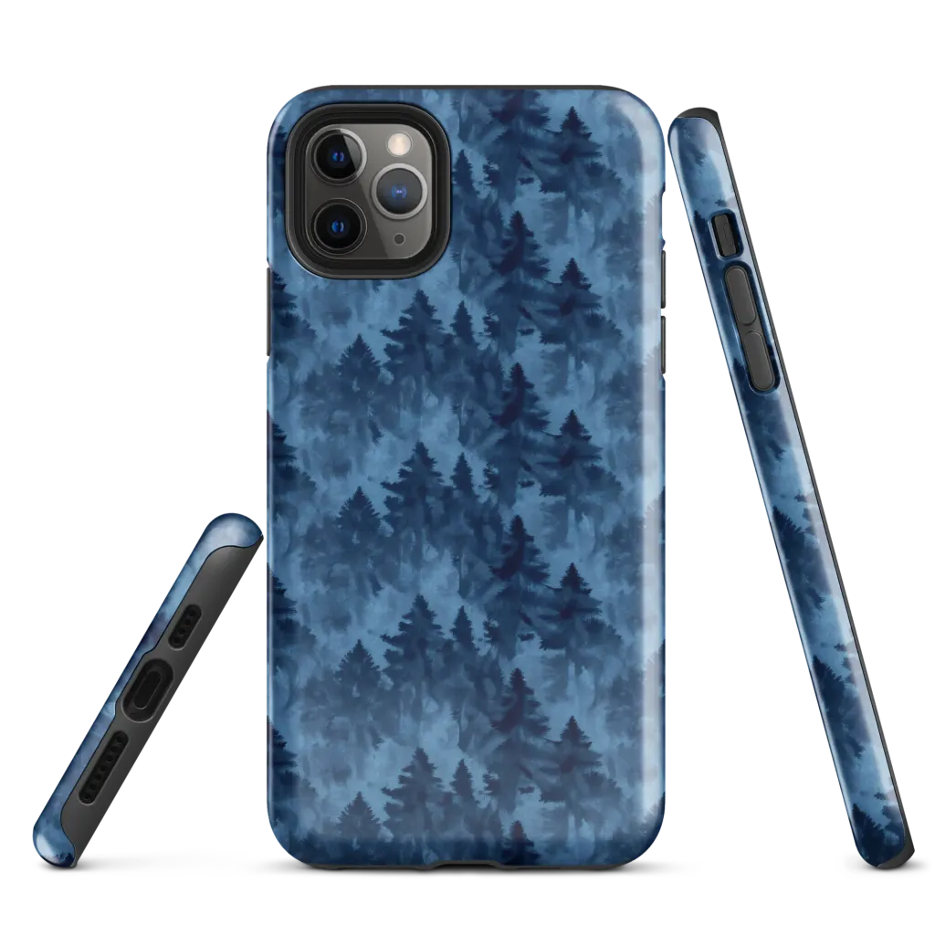 Midnight Pine on Tough Case for iPhone® — Front