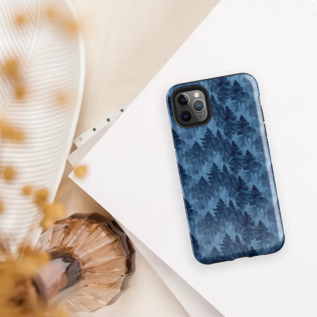 Midnight Pine on Tough Case for iPhone® — Front