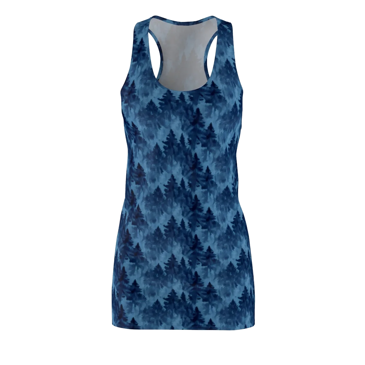 Midnight Pine on Racerback Dress — Front