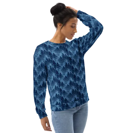 Midnight Pine on a Sweatshirt