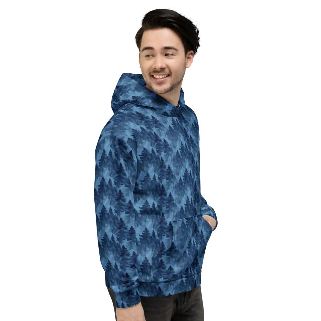 Midnight Pine on Hoodie — Right