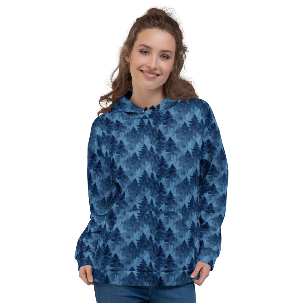 Midnight Pine on Hoodie — Front