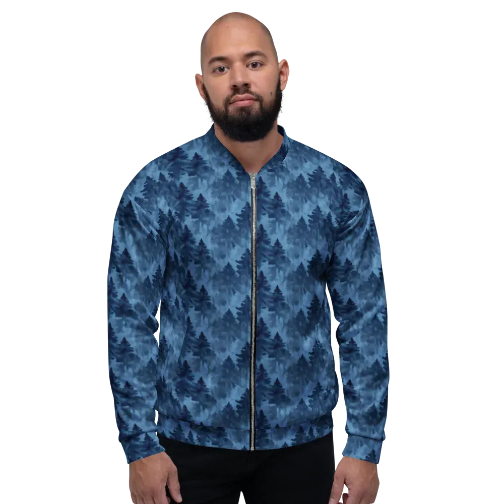 Midnight Pine on Bomber Jacket — Front