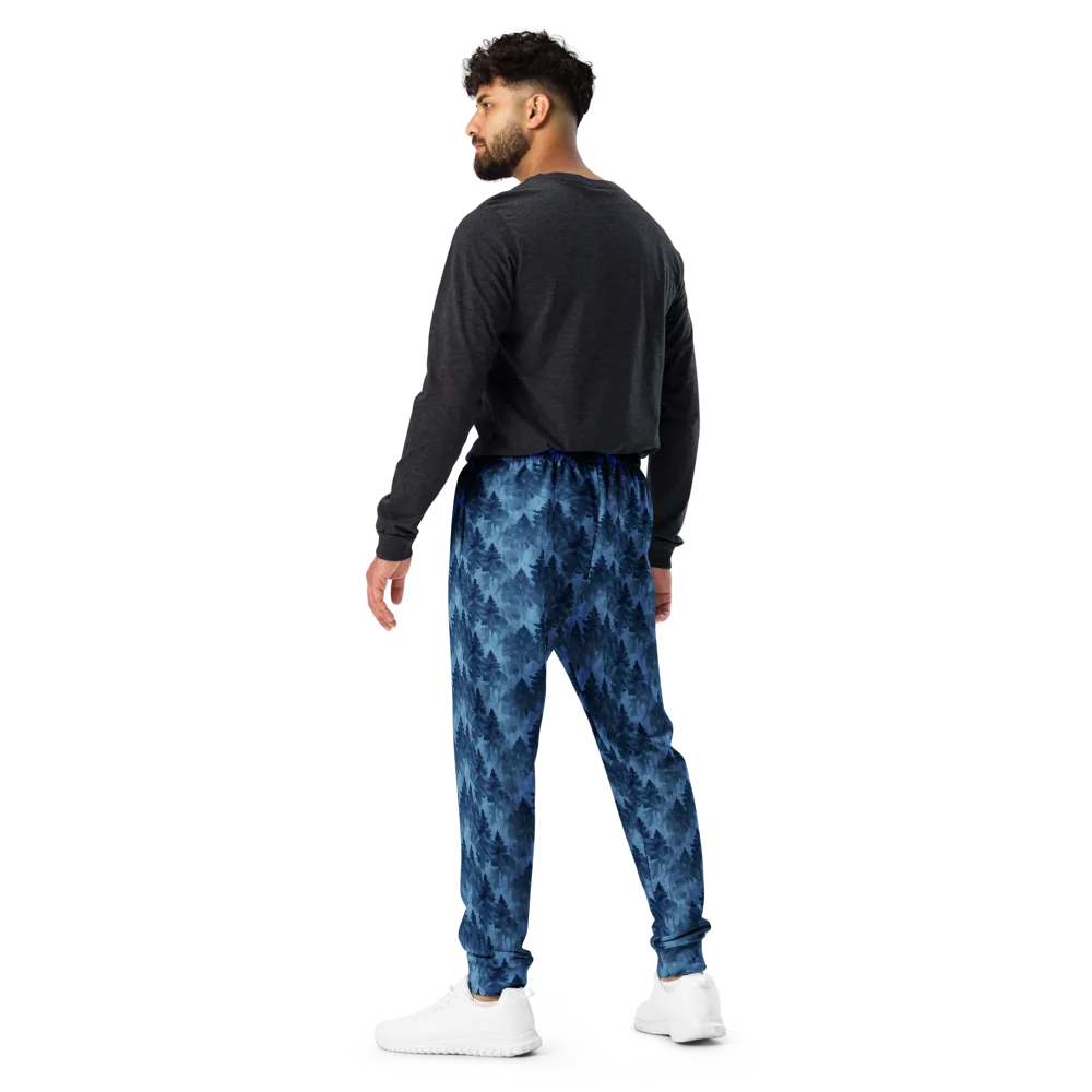 Midnight Pine on Men's Joggers — Back
