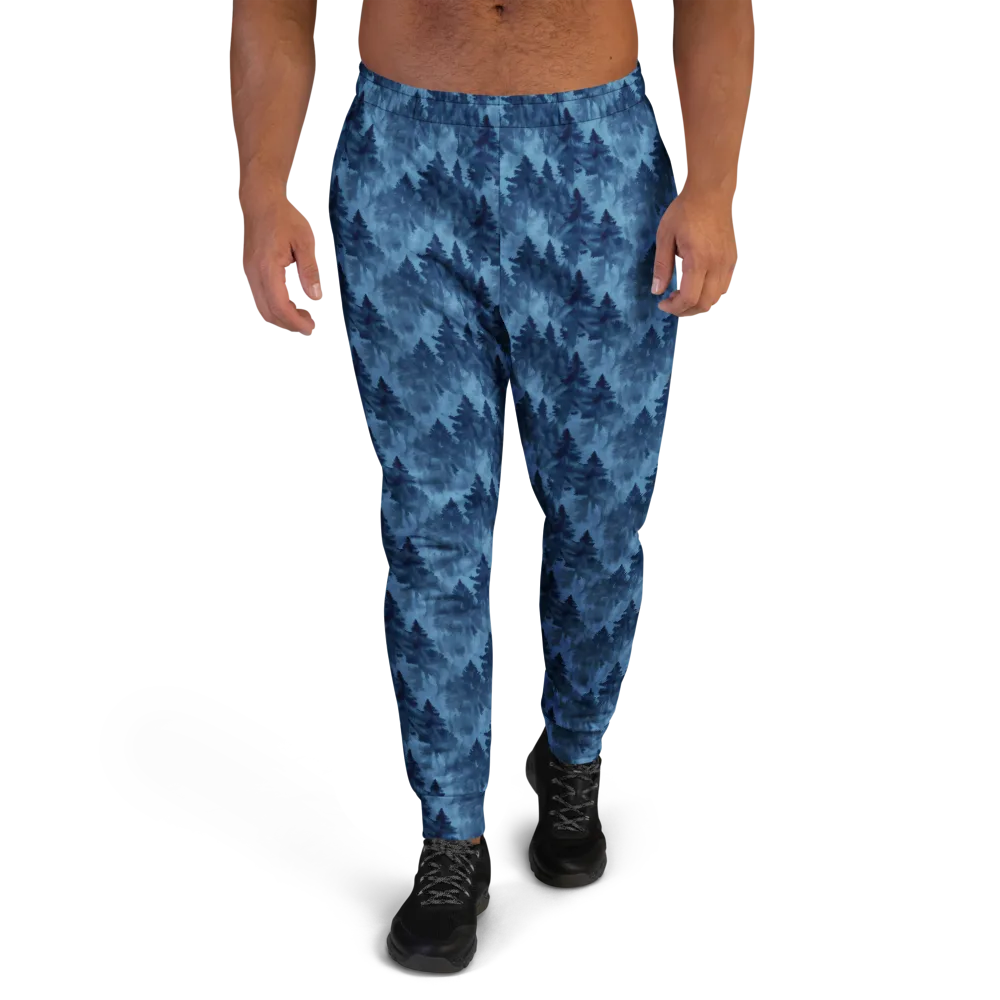 Midnight Pine on Men's Joggers — Front