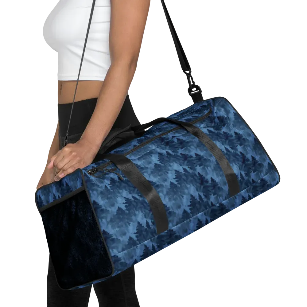 Midnight Pine on Duffle Bag — Front