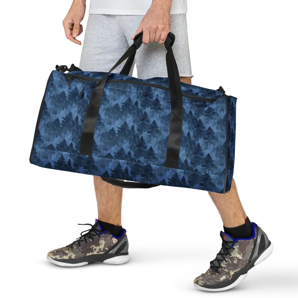 Midnight Pine on Duffle Bag — Front