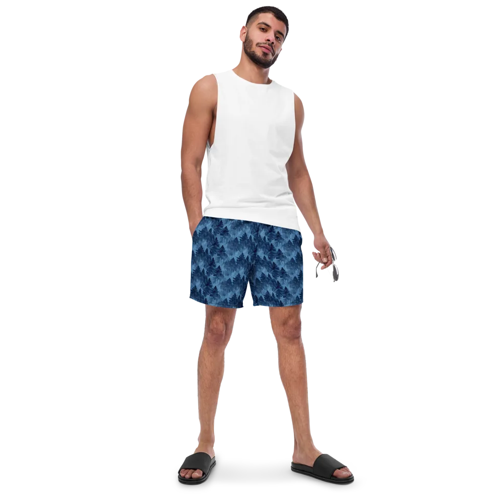Midnight Pine on Swim Trunks — Front