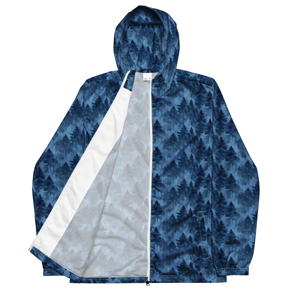 Midnight Pine on Men's Windbreaker — Front
