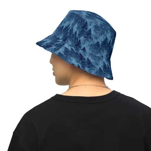 Midnight Pine on a Reversible Bucket Hat