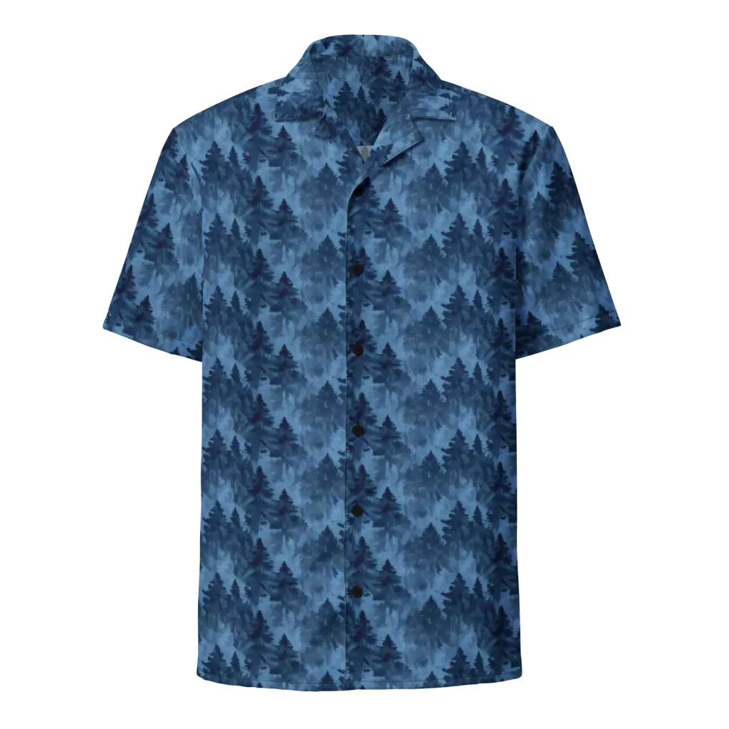 Midnight Pine on Button Shirt — Front
