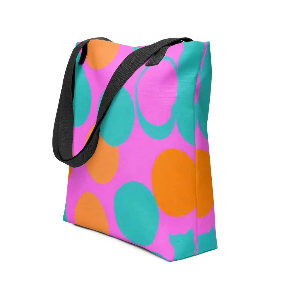 Hot Pink Halo on Tote Bag — Front