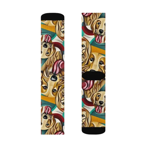 Golden Tongue on a Socks