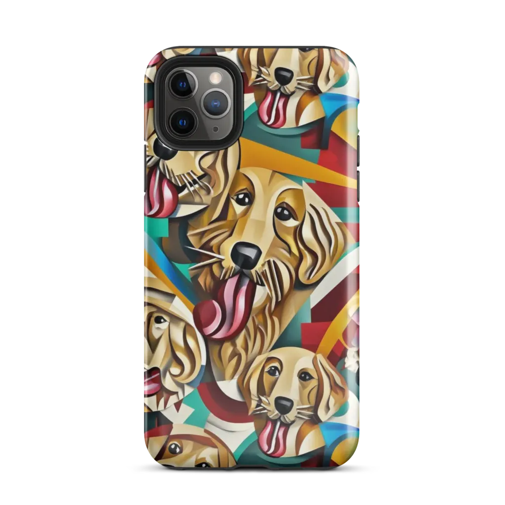 Golden Tongue on Tough Case for iPhone® — Front