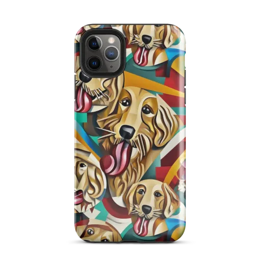 Golden Tongue on a Tough Case for iPhone®