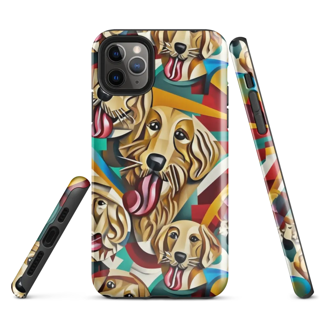 Golden Tongue on Tough Case for iPhone® — Front