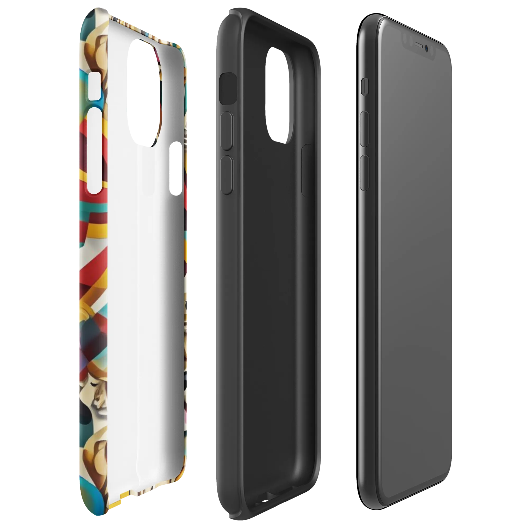 Golden Tongue on Tough Case for iPhone® — Right