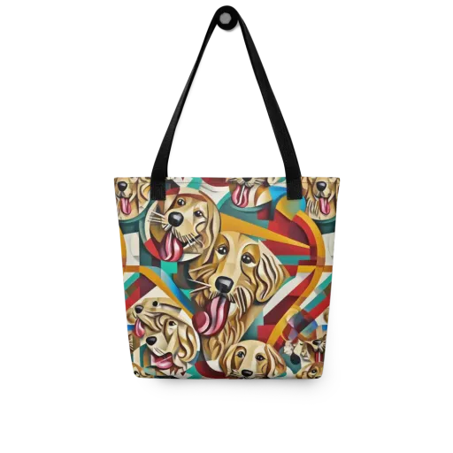 Golden Tongue on a Tote Bag
