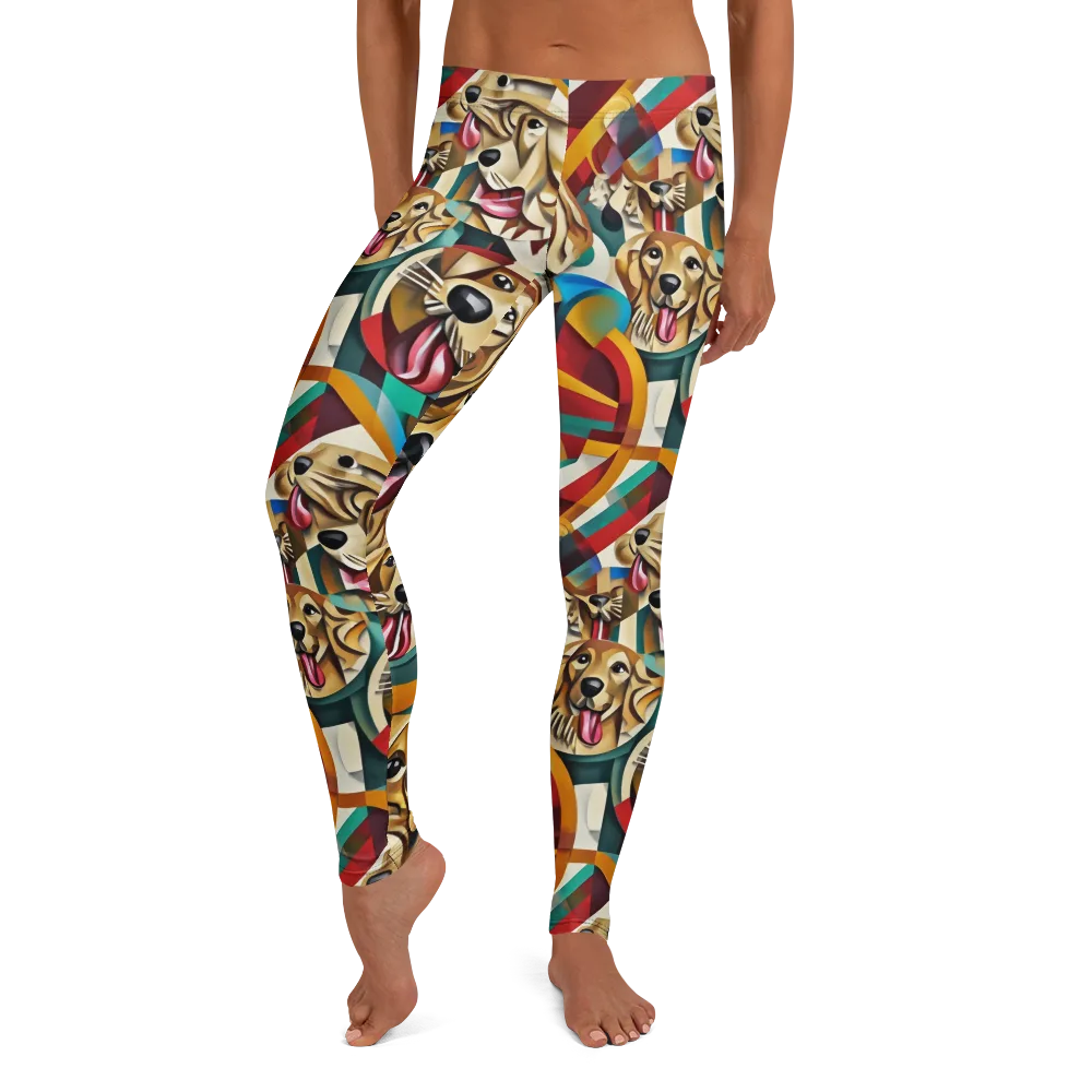 Golden Tongue on Leggings — Front