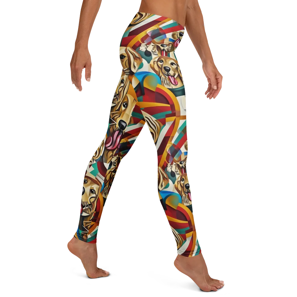 Golden Tongue on Leggings — Right