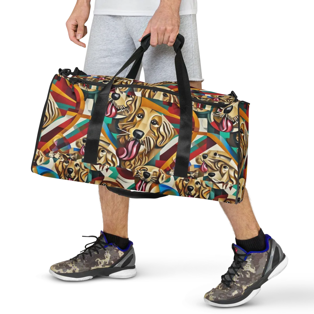Golden Tongue on Duffle Bag — Front