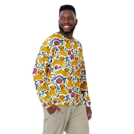 Lollipop Labradors on a Sweatshirt