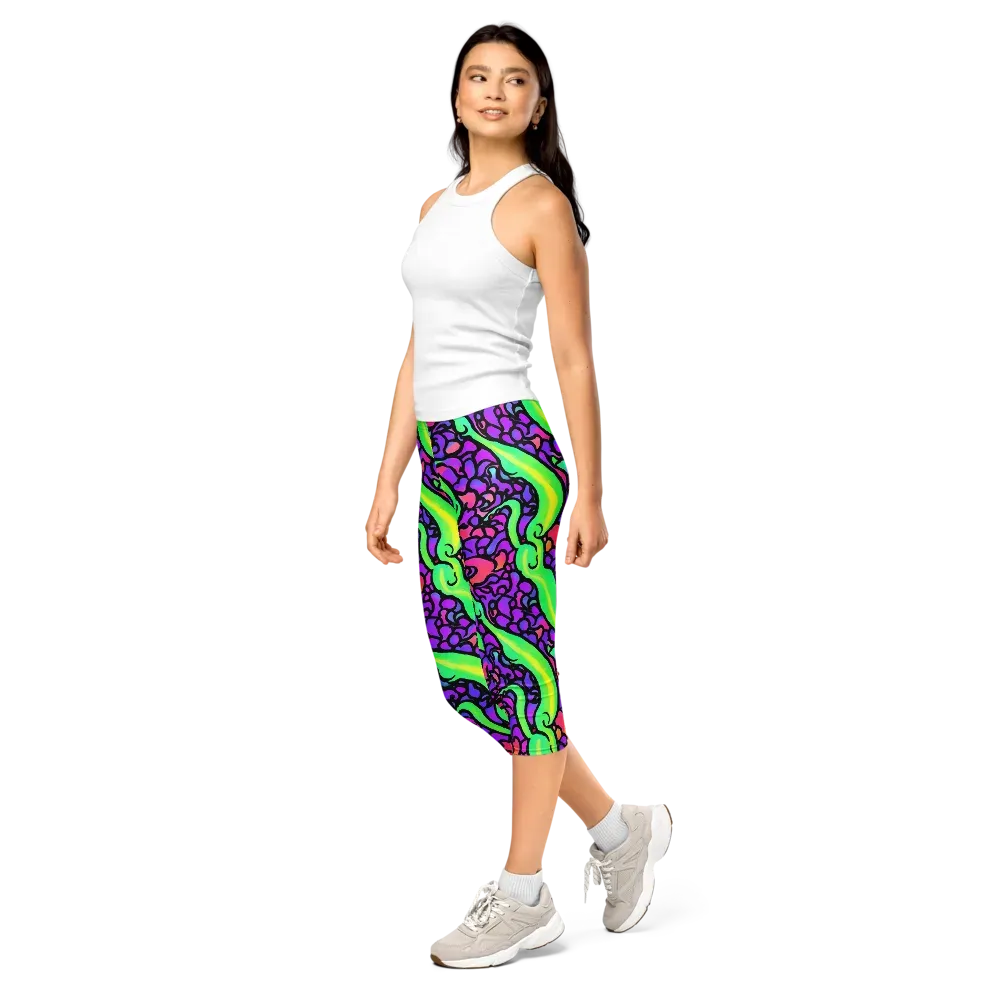 Kent's Crescendo on Capri Leggings — Left Front