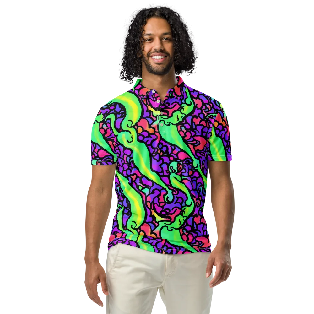Kent's Crescendo on Men's Slim Fit Polo Shirt — Front