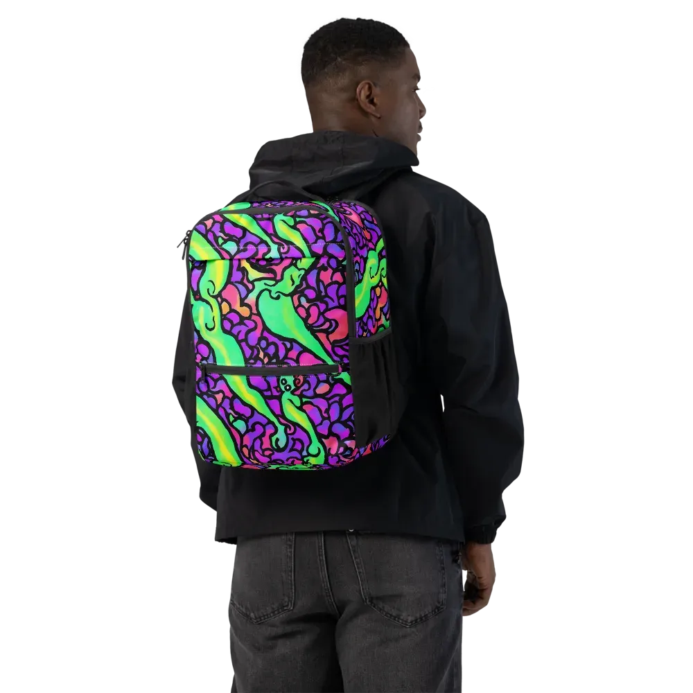 Kent's Crescendo on Utility Backpack — Back